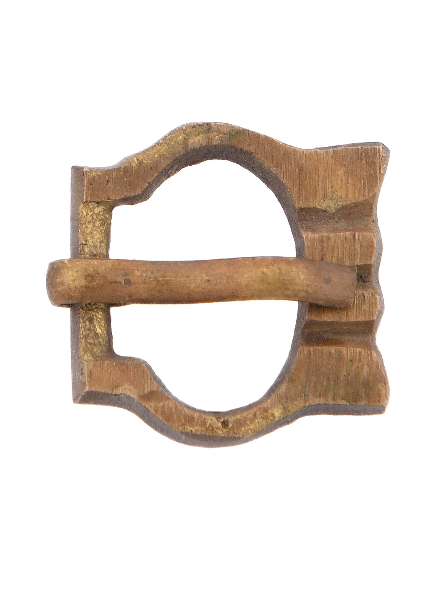Hochmittelalter Messing Schnalle Nr. 13