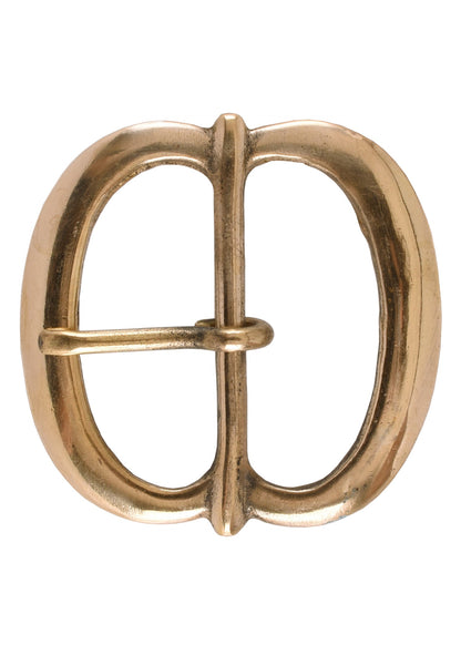 Messing Gürtelschnalle quadratisch 6,5 cm