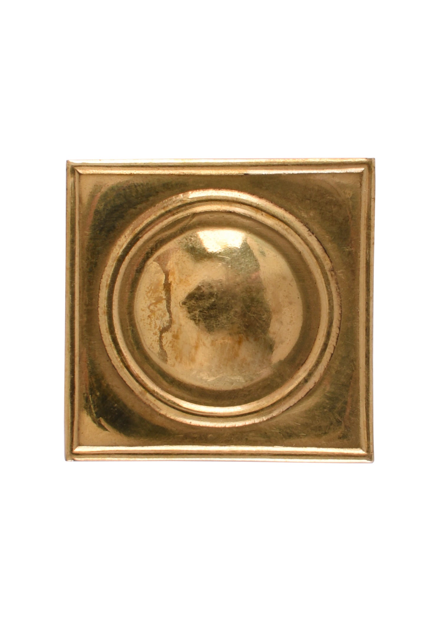 Messing Gürtelbeschlag für Cingulum (3x3 cm)