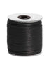 Ziegenleder Rundriemen 1,5mm, 100m Rolle   Schwarz