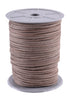 Vierkant Lederriemen 2,8mm, 50m Rolle