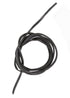 Robustes Lederband Vierkant schwarz   100 cm