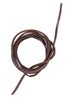 Lederband Vierkant braun 120 cm – Robustes Rindsleder