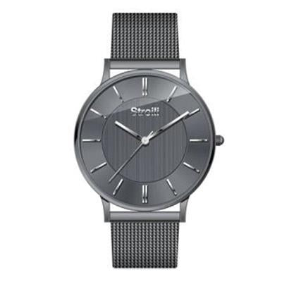 Stroili Nizza – Herrenuhr Stahl Gunmetal