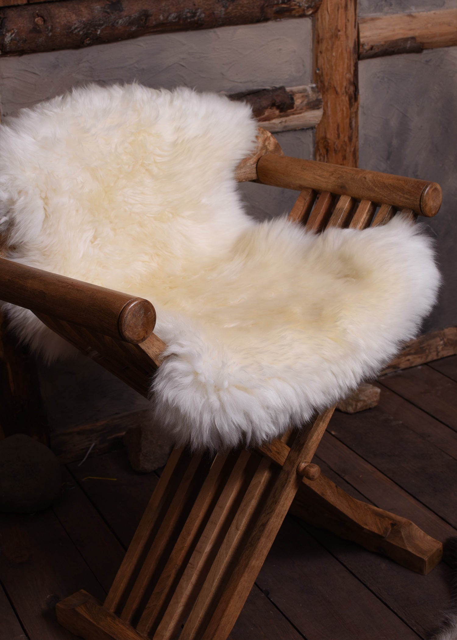 lammfell naturweiss ca 80 cm