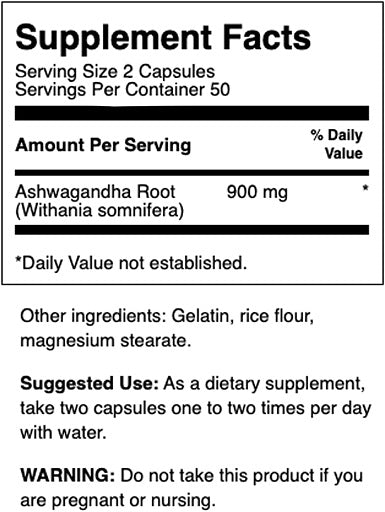 swanson ashwagandha 450mg 100 kapseln