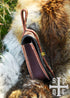 Birka Wikinger-Gürteltasche aus Leder & Messing