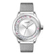 Crystal London – Damenuhr Mesh Silber