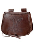 Leder Gürteltasche mit Thorshammer Prägung