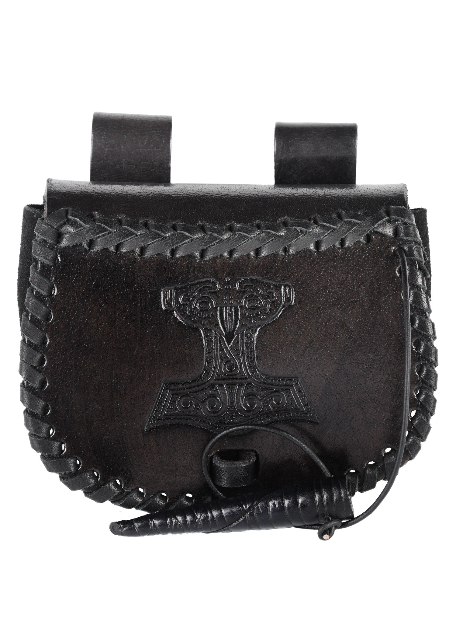 Leder Gürteltasche mit Thorshammer