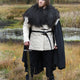 Schwarzes Nordlandschnucken Schulterfell L/XL