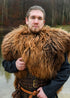 Berserker Schulterfell Braun – Echtfell Wikinger Umhang