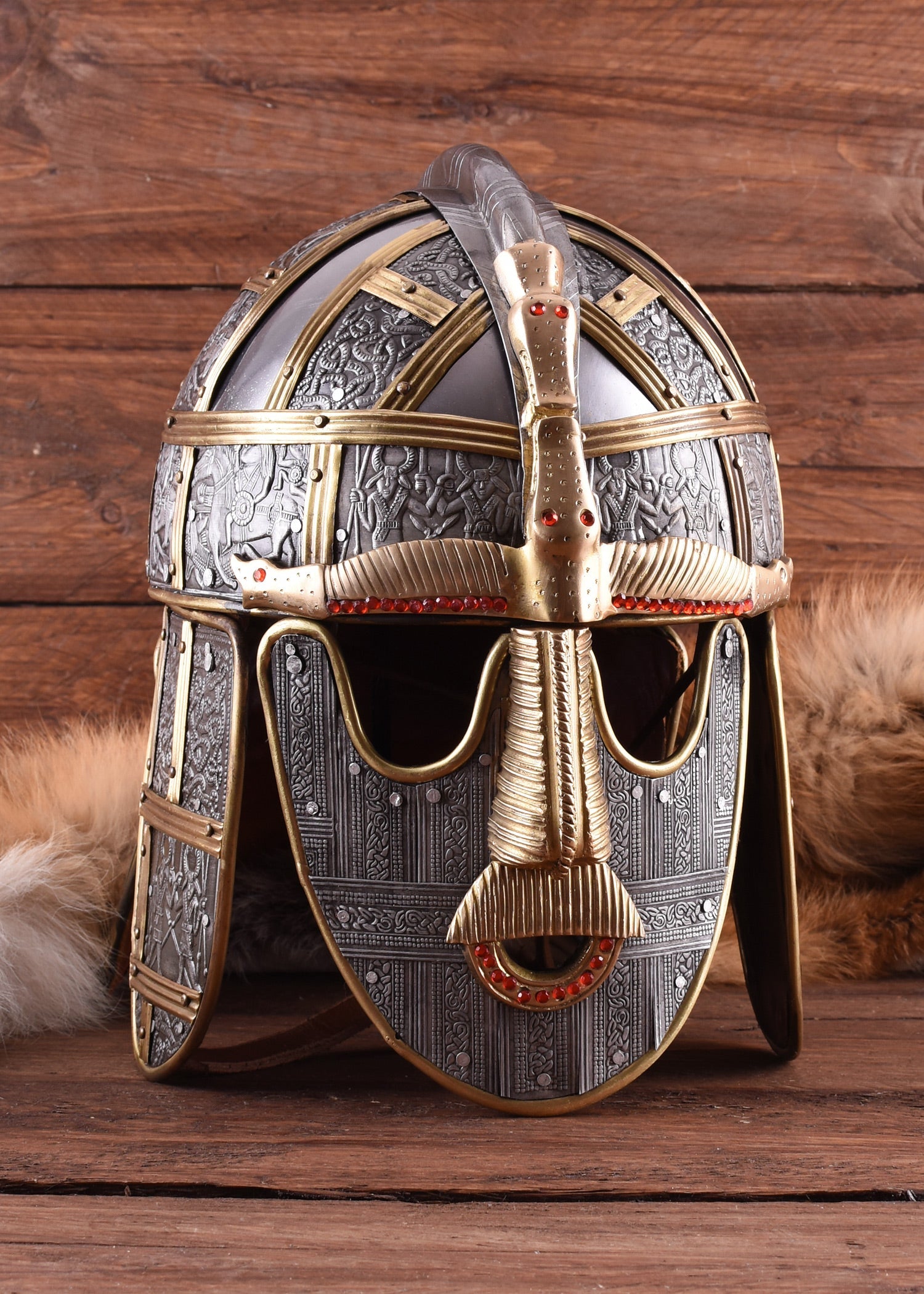 sutton hoo helm 7 jahrhundert