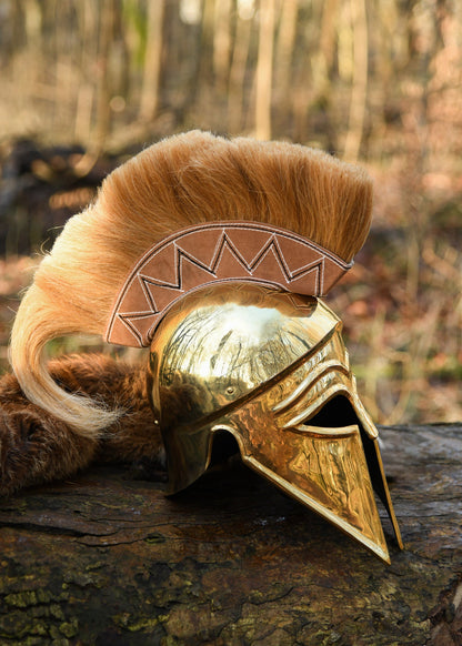 italo korintherhelm mit helmbusch 1 3 mm messing