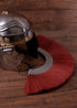 Roter Crista Helmbusch für römische Helme