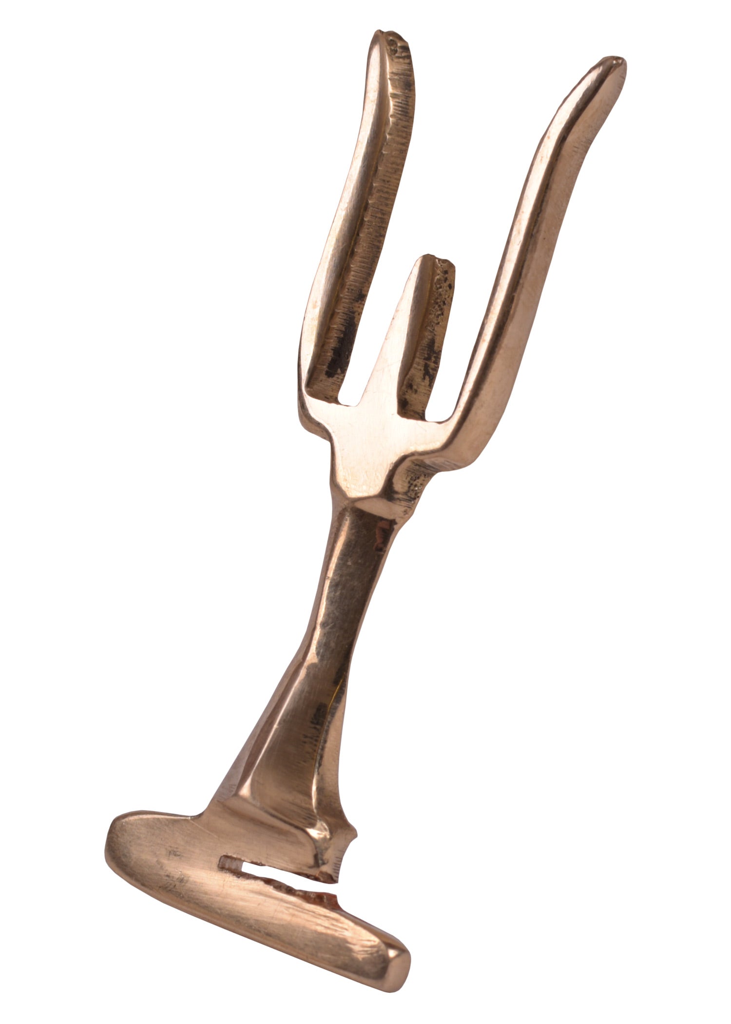 Zenturio Helmbusch Halterung quer, Messing