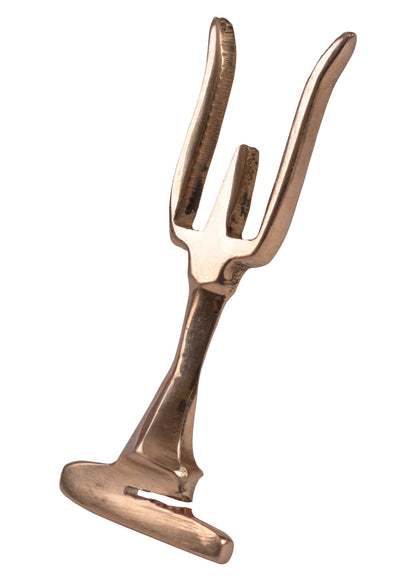 Zenturio Helmbusch Halterung quer, Messing