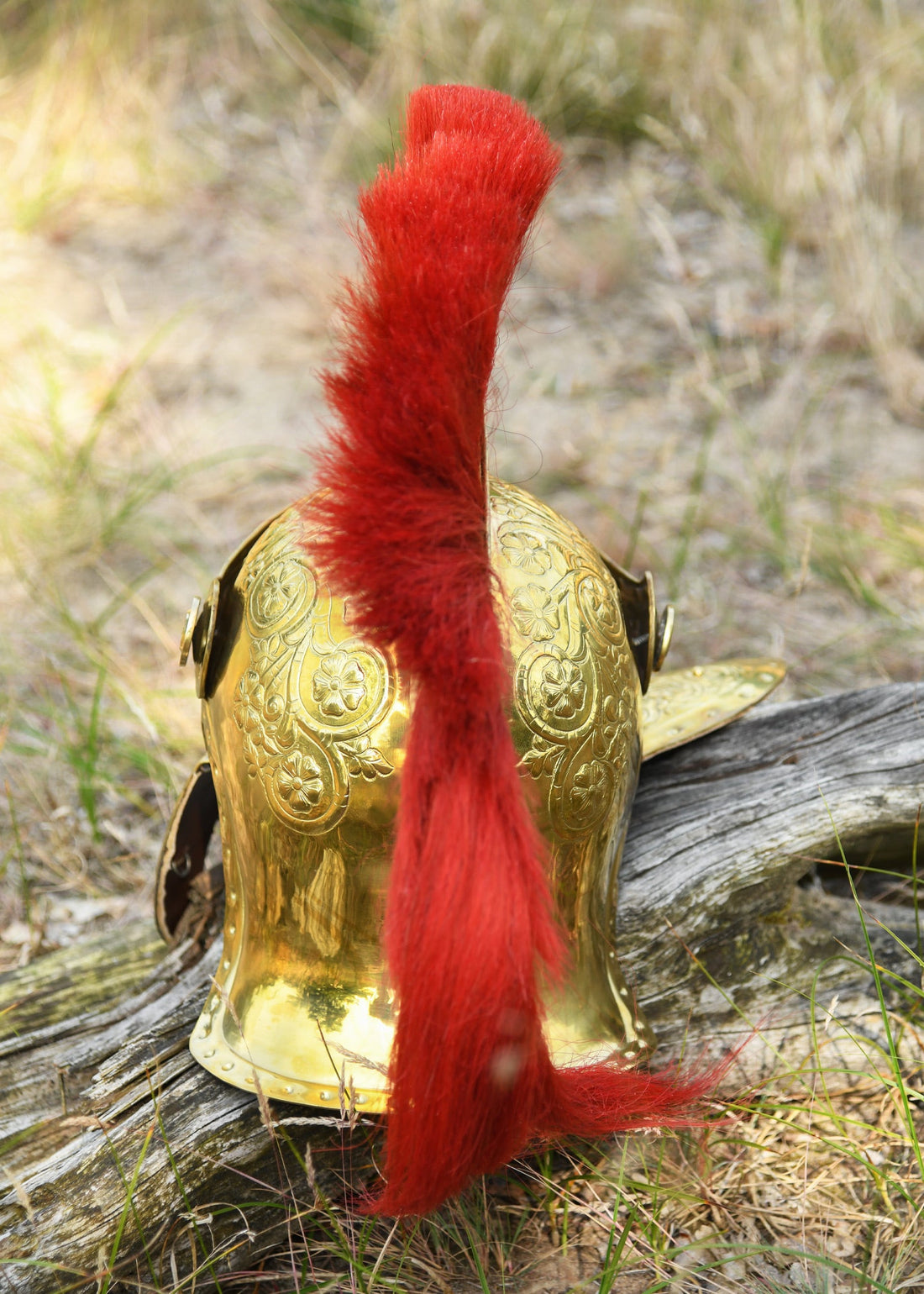 prunkhelm der roemischen praetorianer garde messing