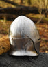 Topfhelm mit Klappvisier   Robuster 1,6 mm Stahl