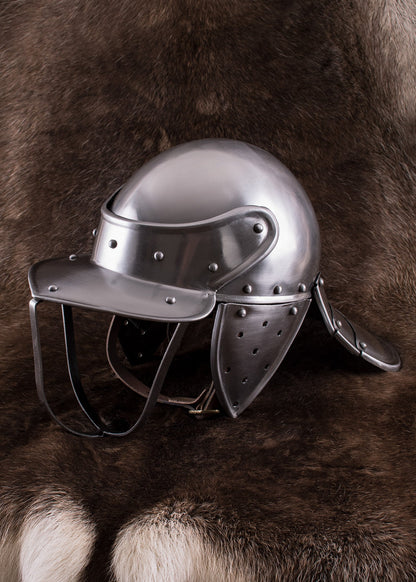 Zischägge Helm: Authentische Replik aus dem 17. Jh.