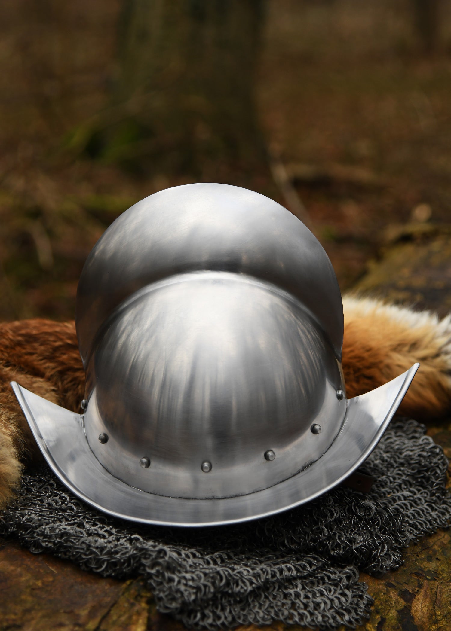 Historischer Deutscher Morion Helm   1,6 mm Stahl