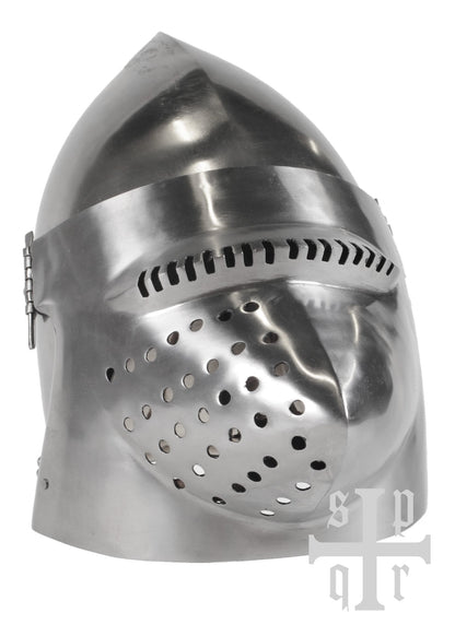 hundsgugel mittelalter helm schloss churburg ca 1395 1 2 mm stahl
