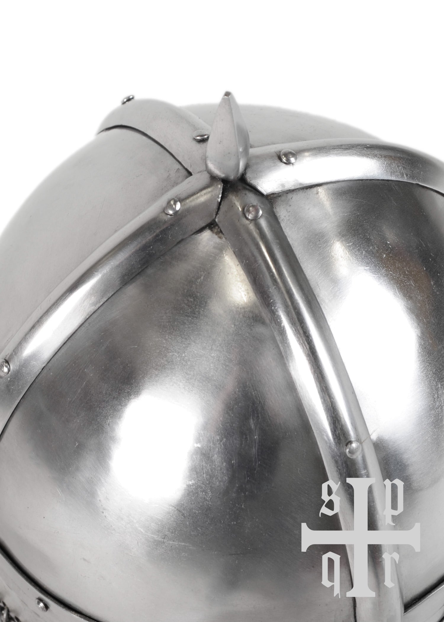 gjermundbu helm wikinger brillenhelm mit kettenbruenne 1 6 mm stahl