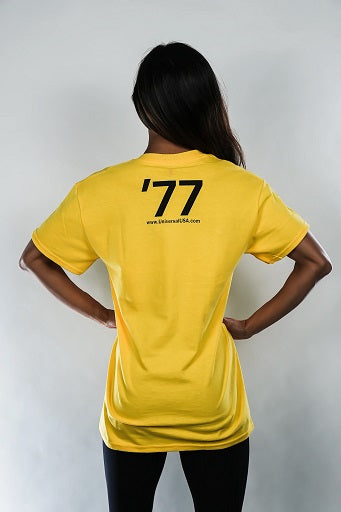 universal animal tshirt logo yellow 77 l