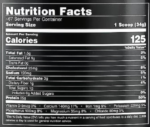 universal animal whey 2200g isolated schokolade