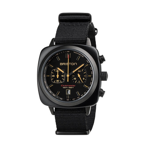 Briston Clubmaster Sport Chrono Black
