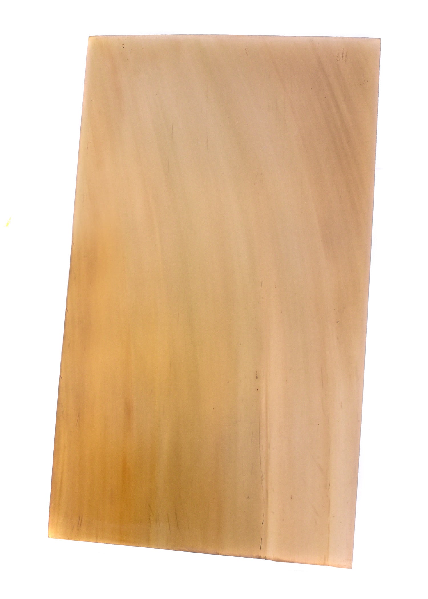 Natur Hornplatte 12x7cm für Handwerk &amp; Replikate