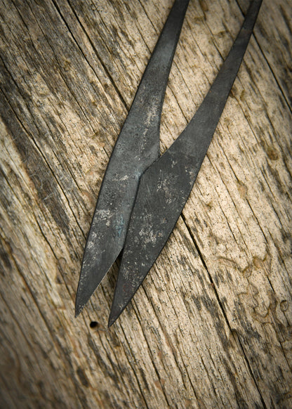 kleine buegelschere handgeschmiedet