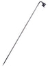 Handgeschmiedeter Fackelhalter aus Stahl, 100 cm
