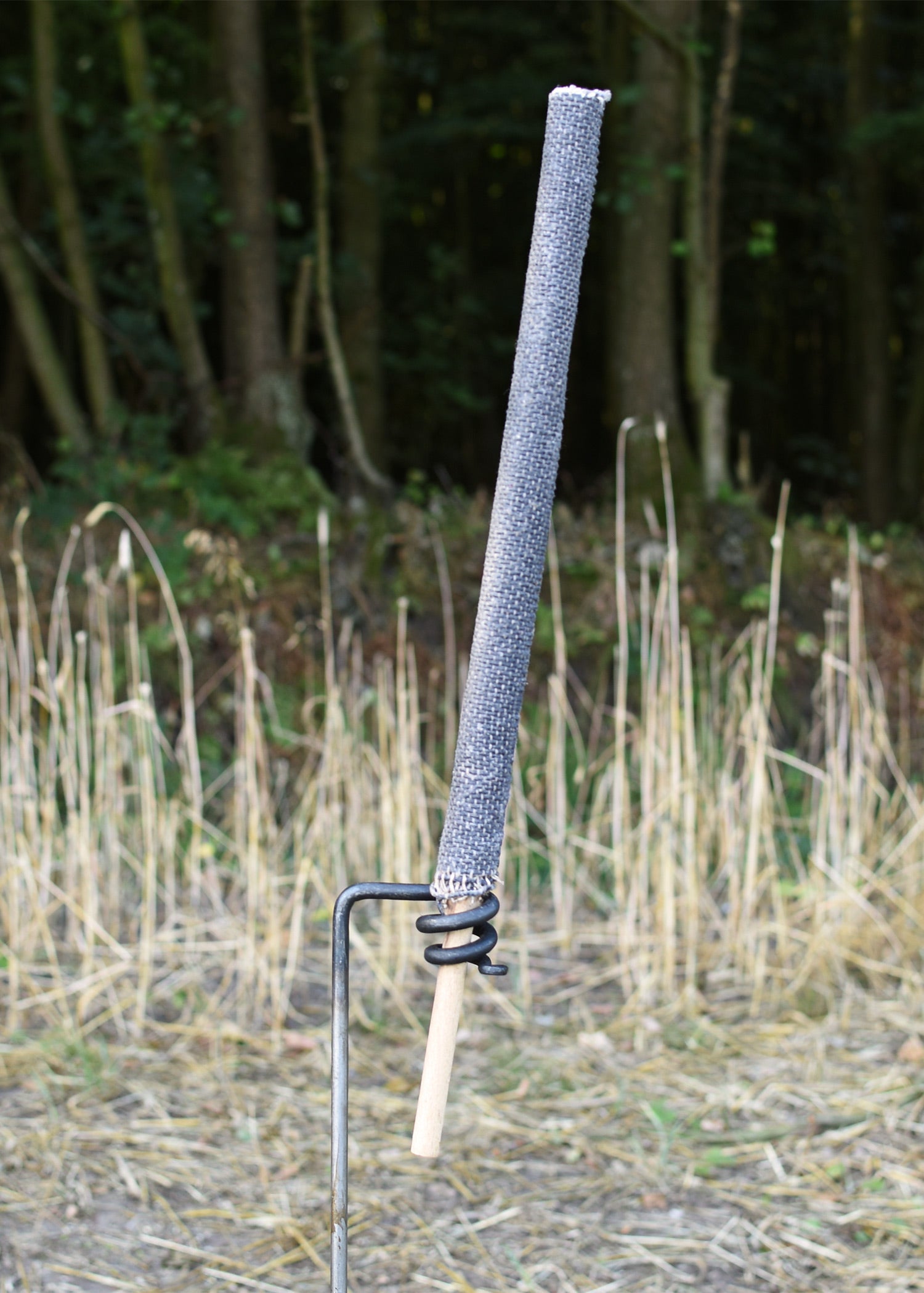 fackelhalter aus stahl handgeschmiedet