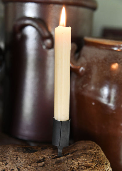 kerzenhalter mit nagel