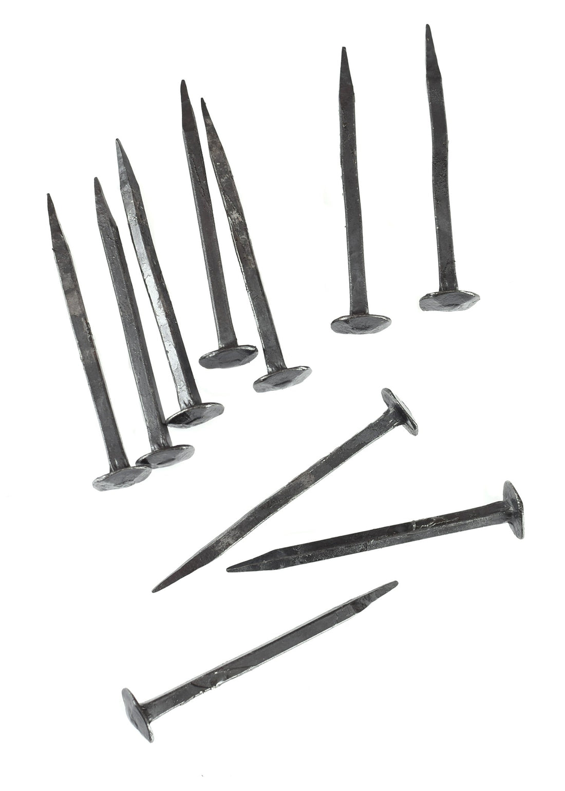 10 handgeschmiedete Schmiedenägel (75mm) – Rustikaler Look