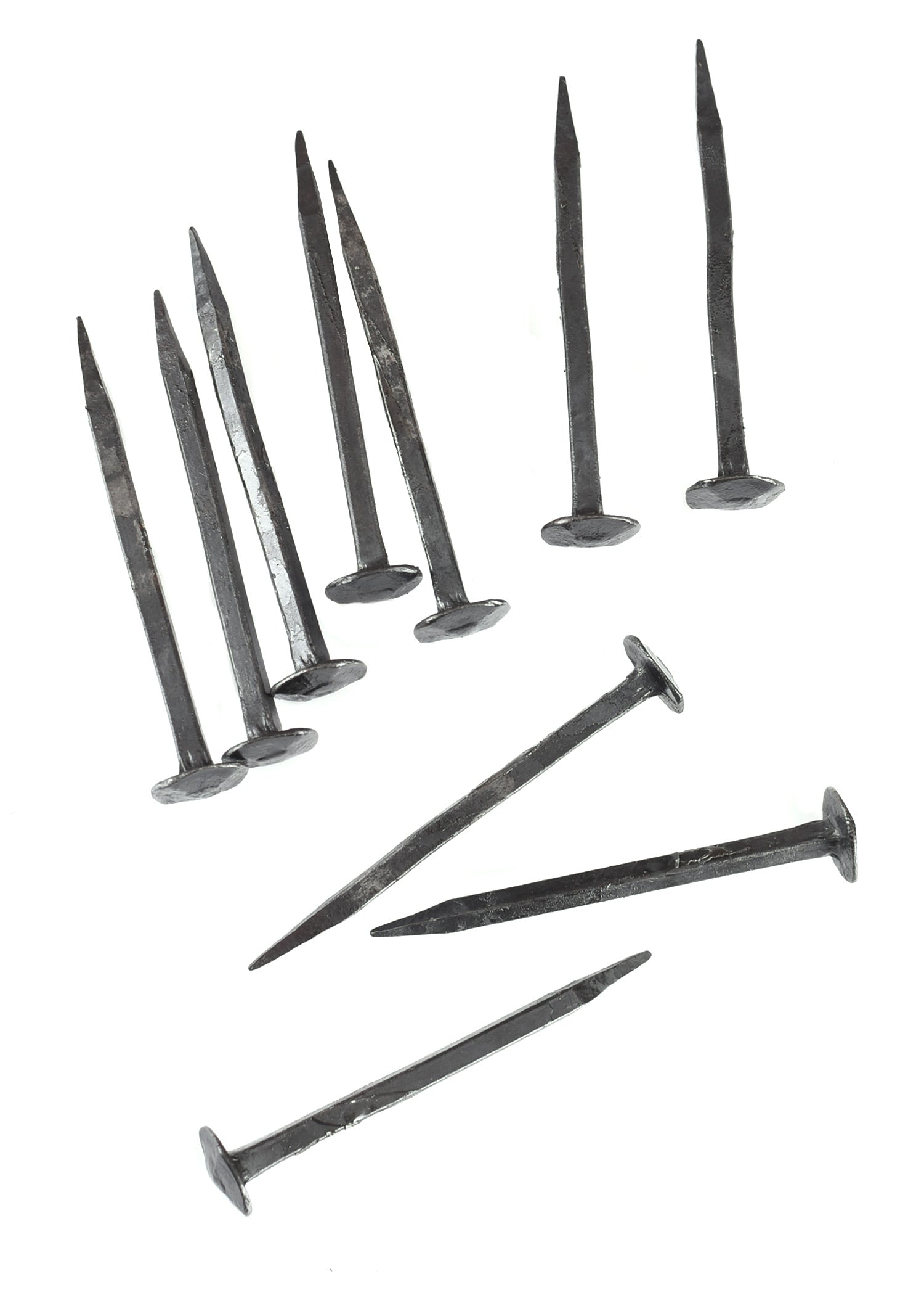 10 handgeschmiedete Schmiedenägel (75mm) – Rustikaler Look