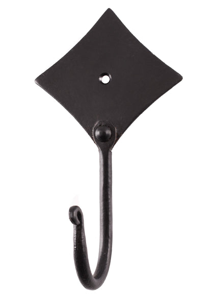 Handgeschmiedeter Wandhaken aus Eisen