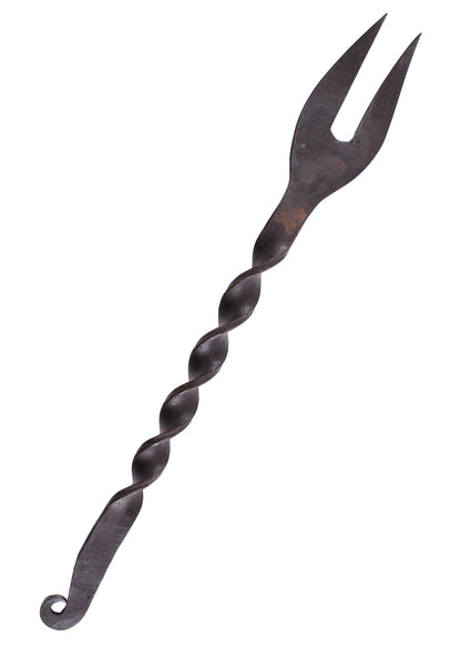 Handgeschmiedete Fleischgabel aus Stahl (41 cm)