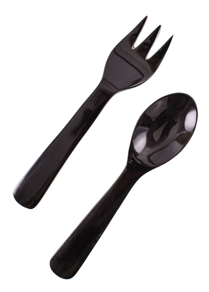 Mittelalterliches Horn Besteckset (11 cm)