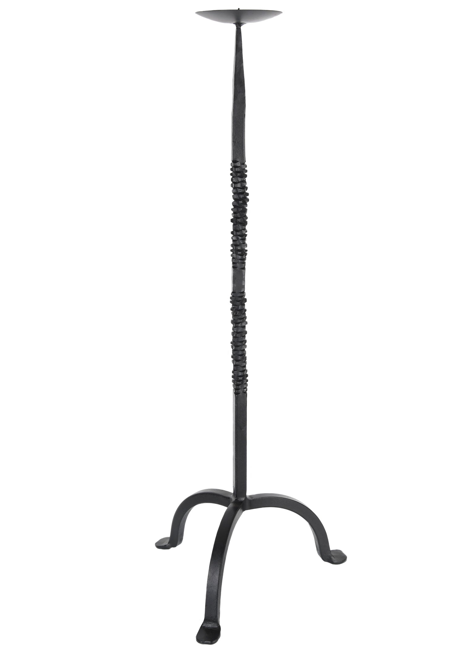 Handgeschmiedeter Standleuchter   74 cm hoch