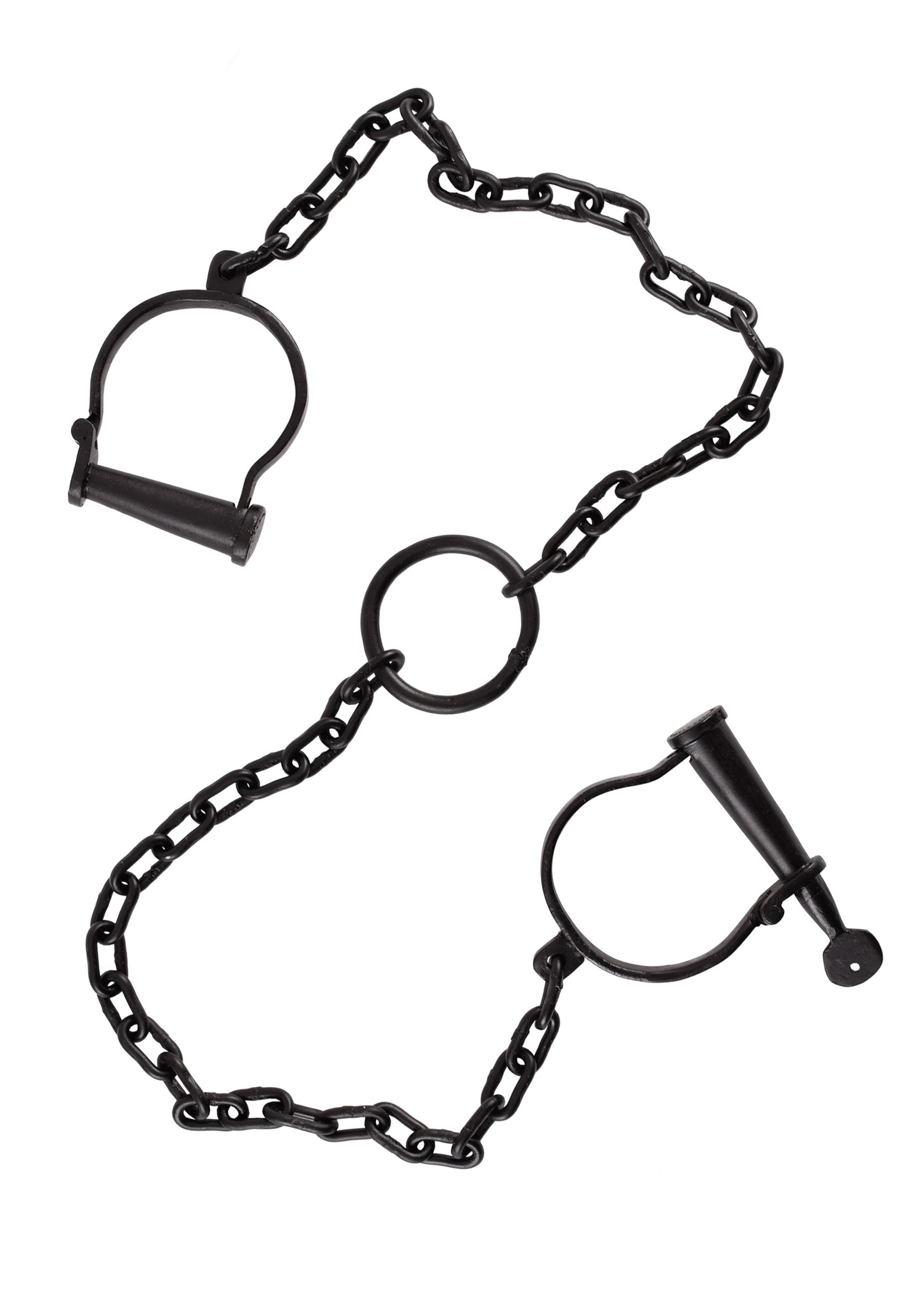Authentische Fußschellen aus Stahl   Antik Finish