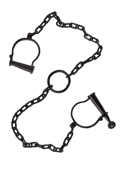 Authentische Fußschellen aus Stahl   Antik Finish