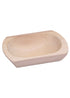 Handgefertigte Holzmolle rund   18x13cm Pappelholz