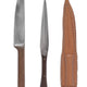 Mittelalter Besteck-Set 18cm mit Lederetui