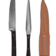 Mittelalter Besteck-Set mit Horngriff & Lederetui