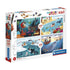 2 x 20 2 x 60 teile puzzle supercolor seaworld
