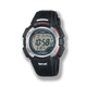 Digitale Quarzuhr mit Resin-Gehäuse und Resinarmband, schwarzes Display (50 m)