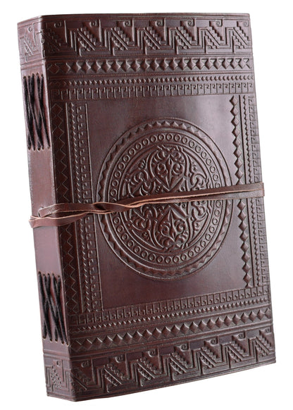 Leder Notizbuch Mittelalter Motiv 14x21cm