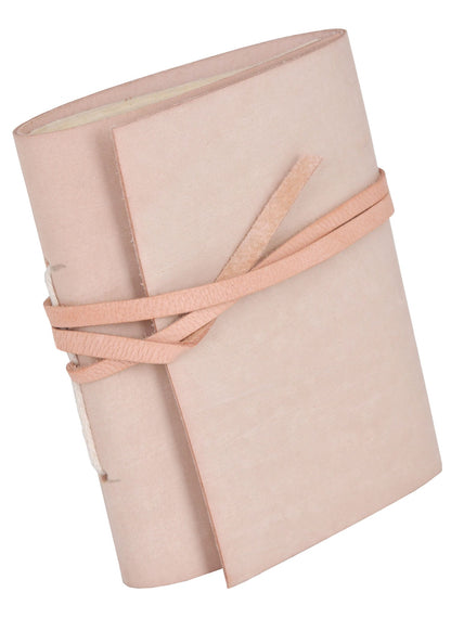 Kleines Leder Notizbuch: Handgefertigtes Unikat